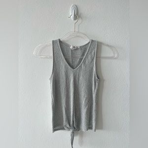 Caution To The Wind Striped Print Top